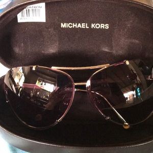 Michael Kors Womens Aviator Sunglasses